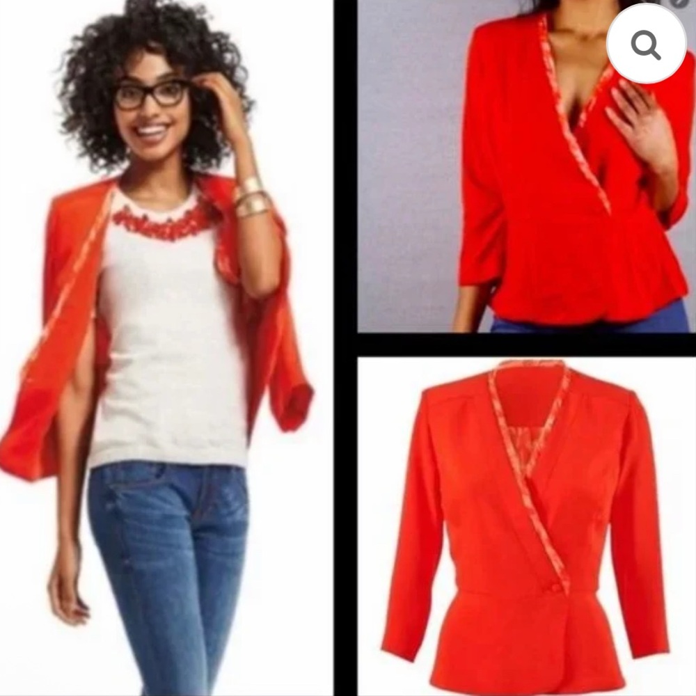 CAbi‎ Jane Wrap Jacket Blazer | Size 4 | NWT (FLAWED)
